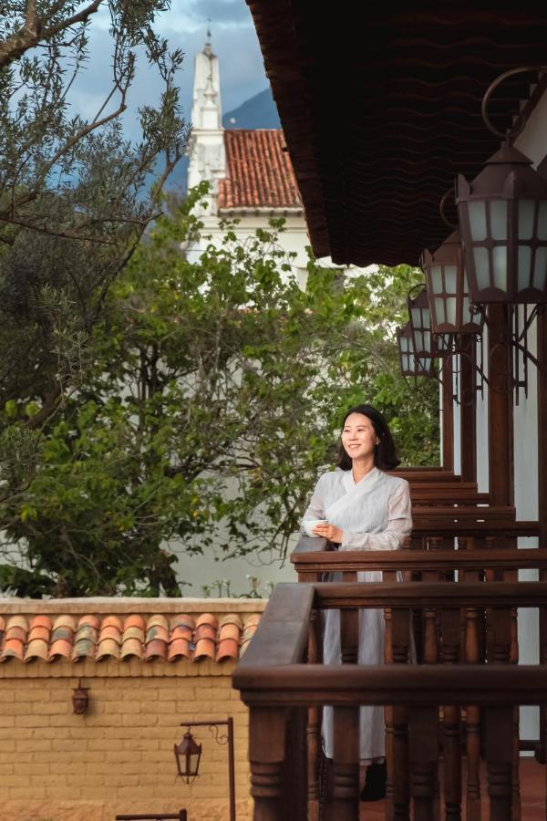 Hotel Casa Alcestre Villa de Leyva Buitenkant foto